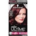 Schwarzkopf Color Ultime 4.2 Mahogany Red Hair Dye, Permanent Intense Red with Diamond Brilliance, Fade-Resistant, Covers Grays, All Hair Textures