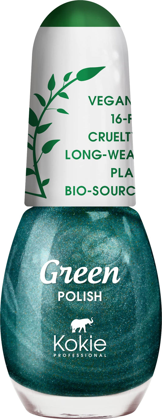 Kokie Cosmetics Vegan, Plant Based, Cruelty Free Nail Lacquer, Green Polish (Maybe Baby GP13) Beauty & Personal Care Kokie
