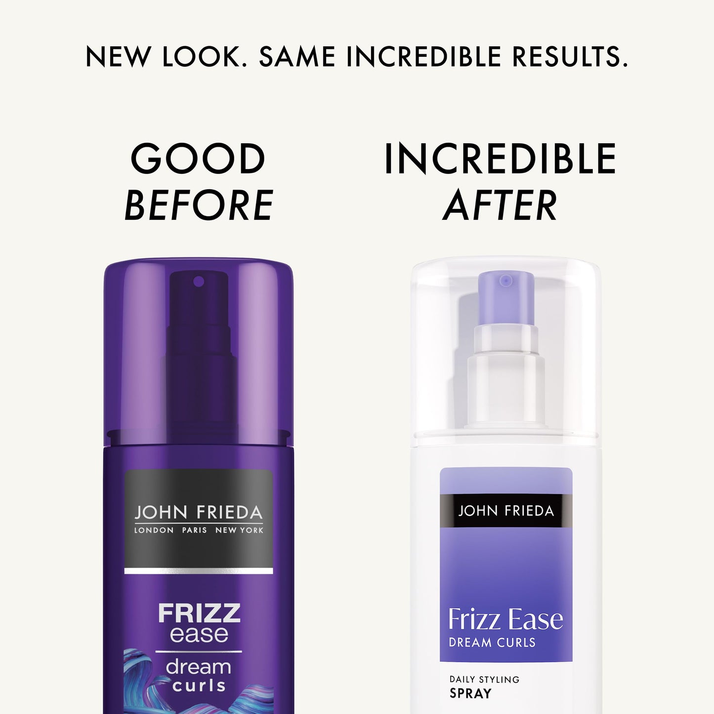 John Frieda Frizz Ease Dream Curls Daily Styling Spray, Frizz Control Spray for Curly Hair, 6.7 Fl Oz, Pack of 2