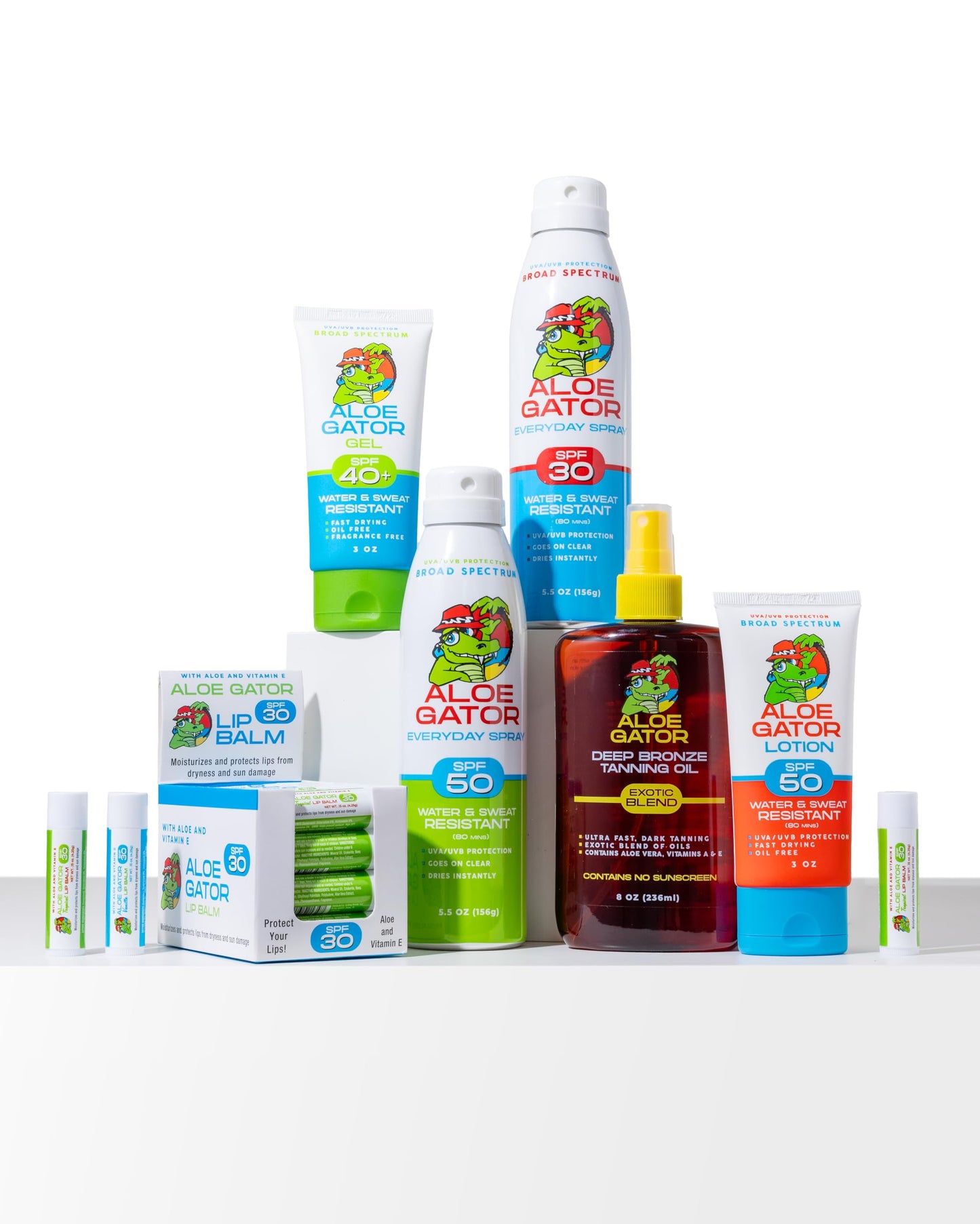 Aloe Gator Gel Sunscreen SPF 40+, Alcohol-Free, Paraben-Free