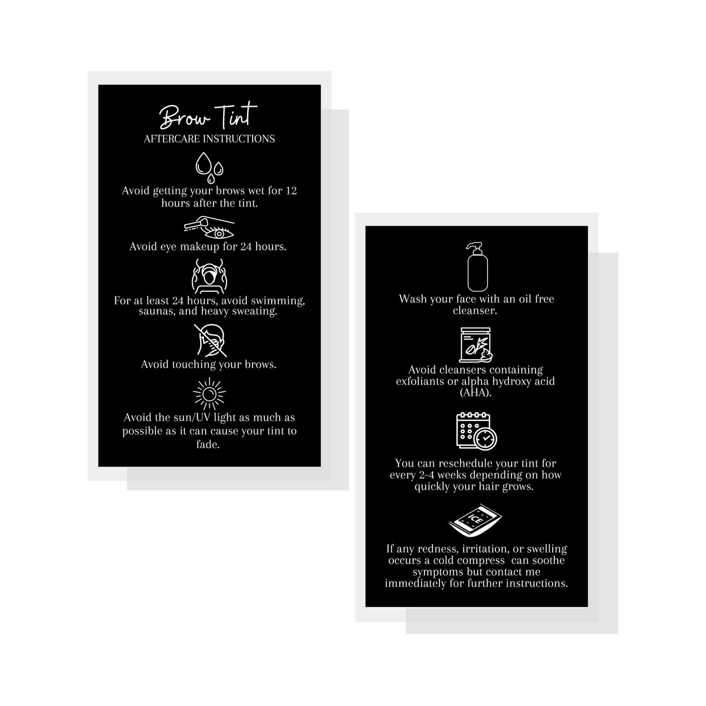 Boutique Marketing LLC | 50 Pack | Physical Printed 2 x 3.5 incheBoutique Marketing LLC BusinesBoutique Marketing LLC Card Size | Black with Icon