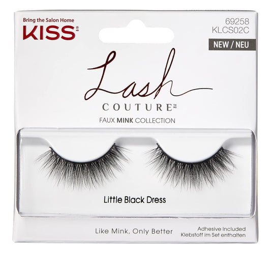 Kiss Lash Couture Faux Mink Little Black Dress (Pack of 2)