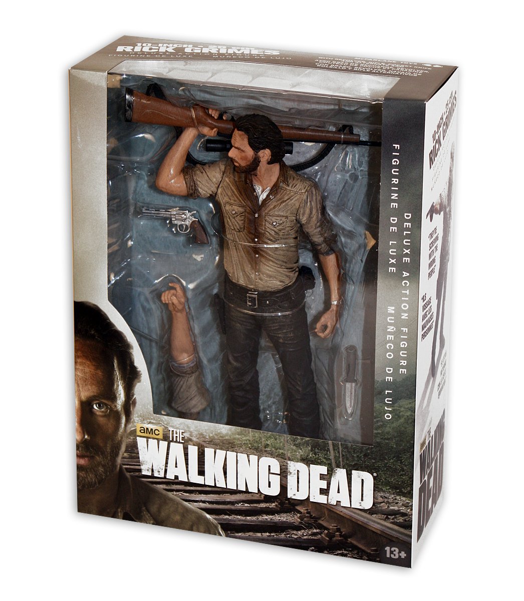 McFarlane Toys The Walking Dead TV 10" Rick Grimes Deluxe Figure
