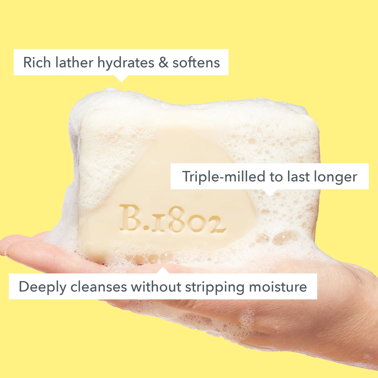 Beekman 1802 Goat Milk Body Soap Bar, Honey & Orange Blossom - Scented - 9 oz - Nourishes, Moisturizes & Hydrates - 100% Vegetable Soap with Lactic