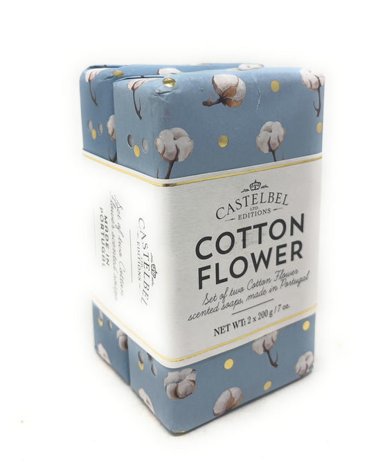 Castelbel 2 Set - Cotton Flower Scented Soaps Beauty & Personal Care Castelbel