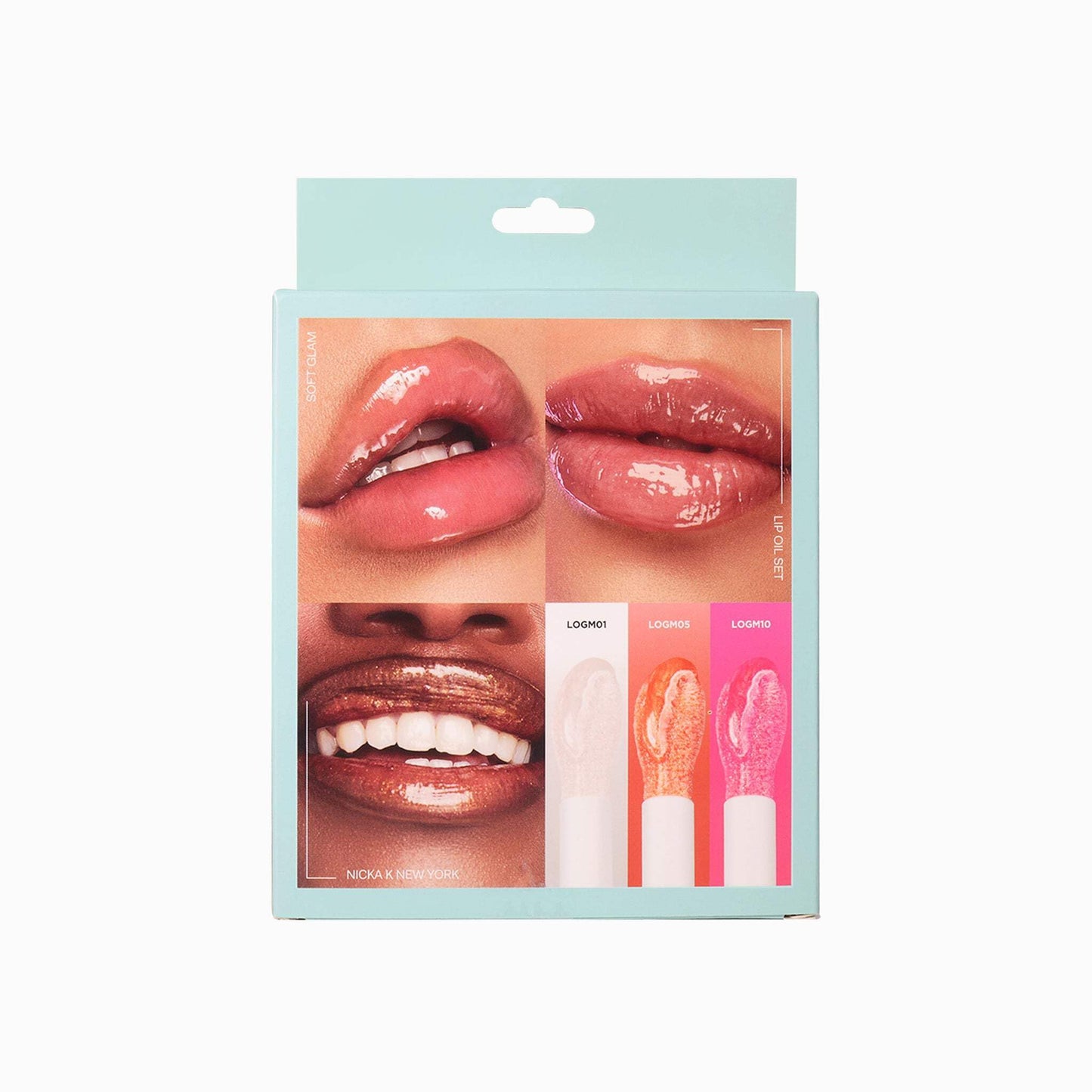 NICKA K NEW YORK Soft and Full Glam Tinted Lip Oil Set (Soft Glam)