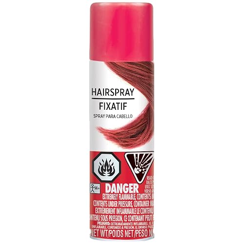 Hypo-Allergenic Red Hair Spray - 3 oz. - Perfect Party Accessory, 1 Pc.