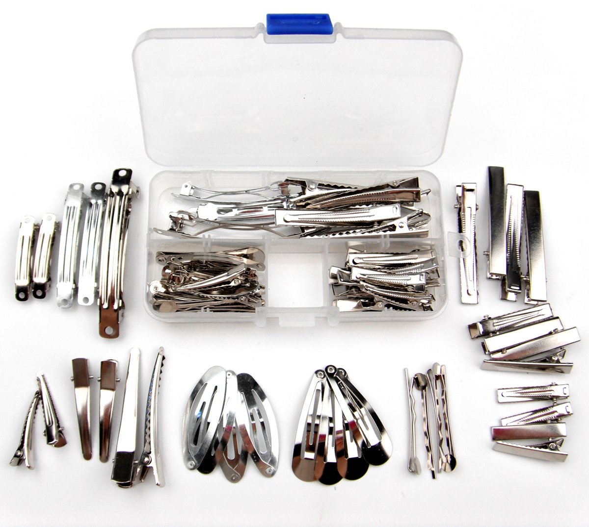 Assorted Hair Clip:18pcs Alligator +5pcs French Style+8pcs Snap Clip+4pcs Bobby Pin Clip