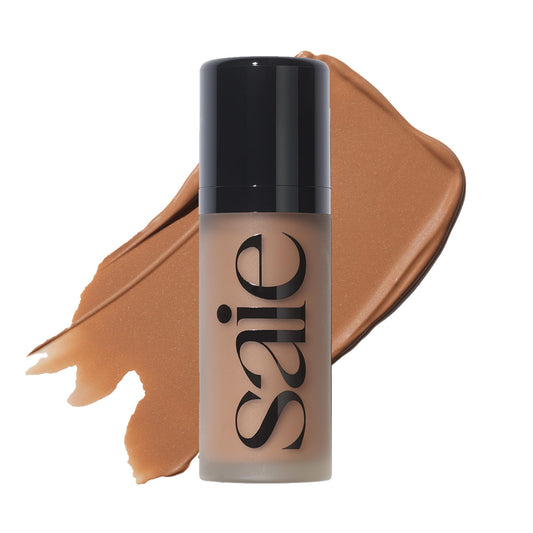 Saie Dew Bronze - Hydrating Liquid Bronzer Stick For a Sun Kissed Glow - Liquid Contour Stick Infused with Nourishing Skin Care Ingredients - Sculpted Beauty & Personal Care Saie