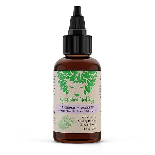Multiuse Lavender + Rosehip Oil Medley for Face, Body, and Hair - Natural Rosehip Oil, Lavender Essential Oil, and Vitamin E - Seals in Moisture
