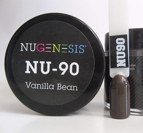 NuGenesis Nail Dipping Powder Color 1.5oz/43g jar - (NU90 VANILLA BEAN) Beauty & Personal Care Nugenesis