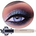 Silver Smokey Grey Gray Eyeshadow Stick, Cream Smooth Single Shimmer Eyeshadow Pencil, Hypoallergenic Waterproof Long Lasting Multi-Dimensional Eye