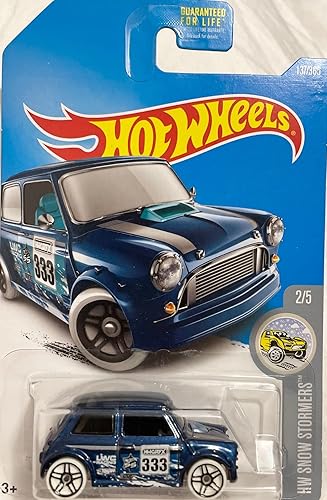 Hot Wheels 2017 HW Snow Stormers Morris Mini 137/365, Dark Blue
