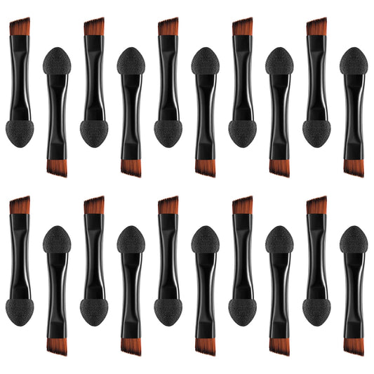 Lurrose Double Sided Eye Shadow Sponge Applicator Eye Brow Make Up Brush Portable Makeup Tool 20pcs (Black) Beauty & Personal Care Lurrose