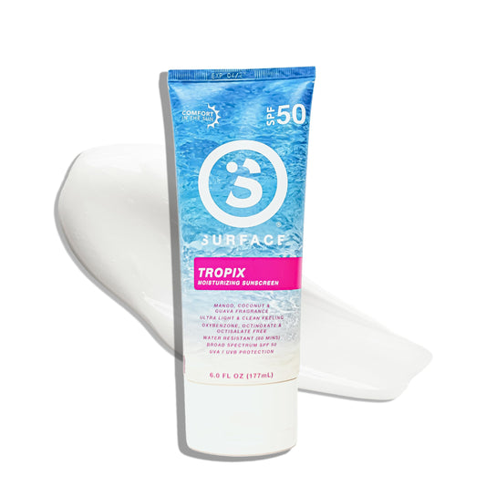 Surface Sunscreen Lotion SPF 50 for Face & Body, Lightweight Natural Formula, Reef Friendly, Broad Spectrum UVA UVB Protection, Water Resistant Sun