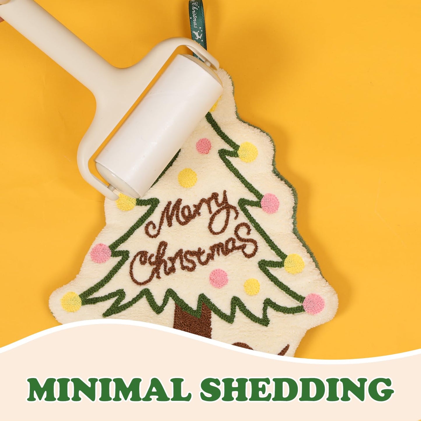 Tyrafry Christmas Hand Towels, 100% Microfiber Bathroom Decorative Towels Washcloths Kitchen Merry Christmas Towels Decor, Set of 5