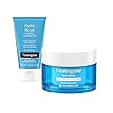 Neutrogena Hydro Boost Water Gel Fragrance-Free Facial Moisturizer, 1.7 fl. oz, Hydro Boost Hydrating Facial Cleansing Gel with Hyaluronic Acid, 2 oz