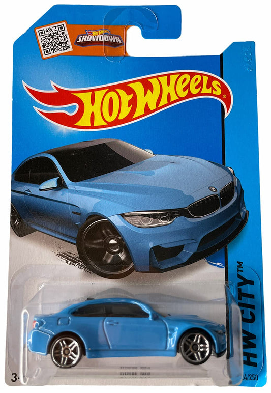 Hot Wheels 2015 HW City BMW M4 24/250, Blue