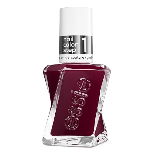 essie Gel Couture 2-Step Longwear Nail Polish, Model Clicks, Red Nail Polish, 0.46 fl. oz. Beauty & Personal Care essie