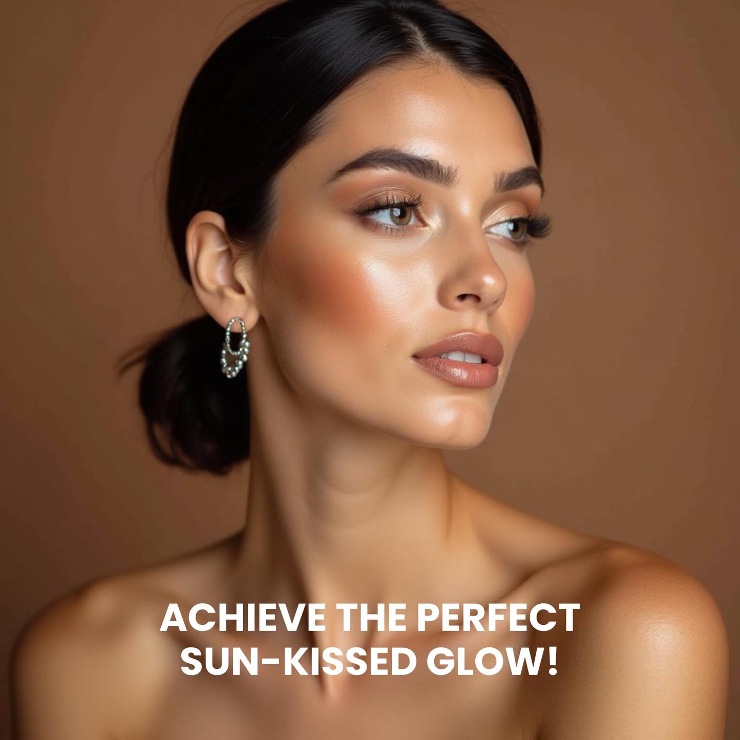 POISE Makeup Mineral Pressed Bronzer | Earth Mineral-based with Soft Iridescent Pigment For A Perfect Sun-kissed Glow