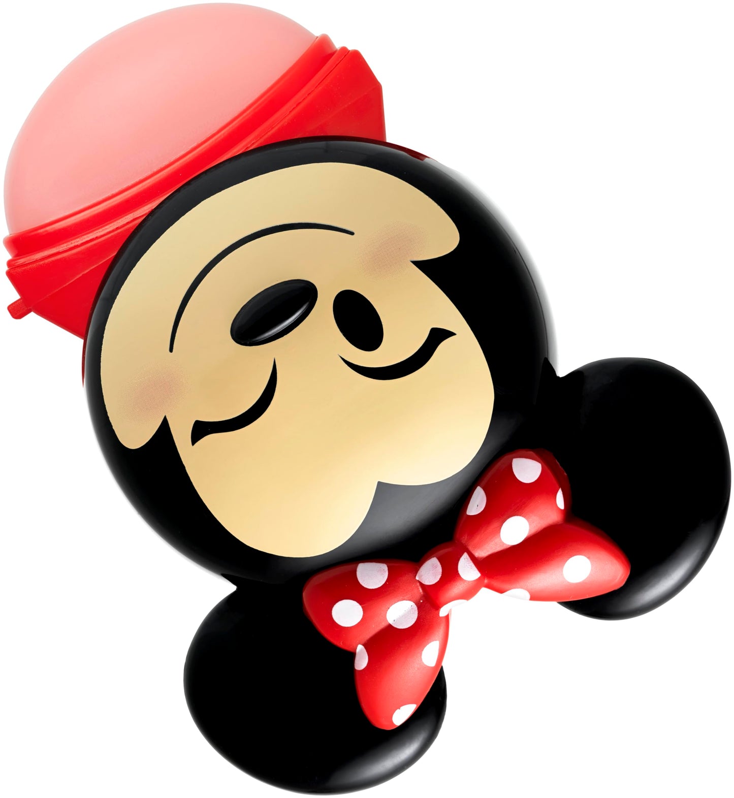 Lip Smacker Disney Minnie Mouse Emoji Lip Balm, Strawberry Lemonade Flavored, Clear, For Kids
