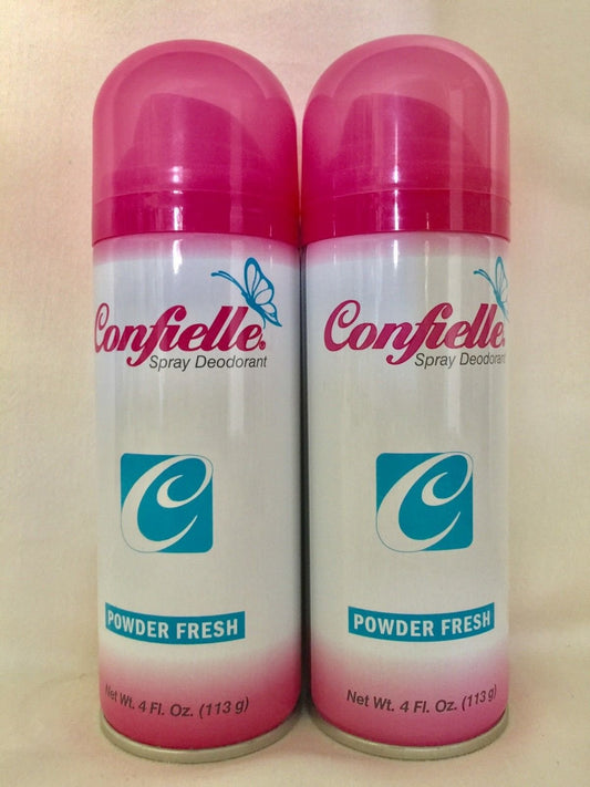 Lot of 2 Confielle Deodorant Spray Powder Fresh 4 fl oz Aerosol New Fast Free Sh Beauty and Personal Care CONFIELLE