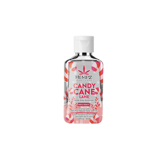 Hempz Limited Edition Peppermint Candy Cane Herbal Body Lotion Moisturizer (2.25 Oz) - Holiday Body Lotion for Women or Men with Dry or Sensitive Skin Beauty & Personal Care Hempz