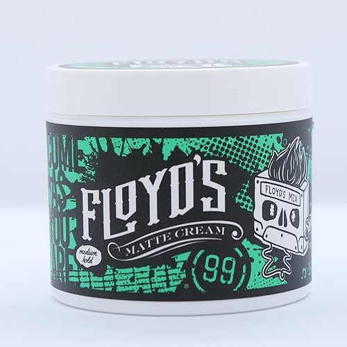 Floyd's Matte Styling Cream Powered by Suavecito - Medium Hold - Matte Finish - 4 oz