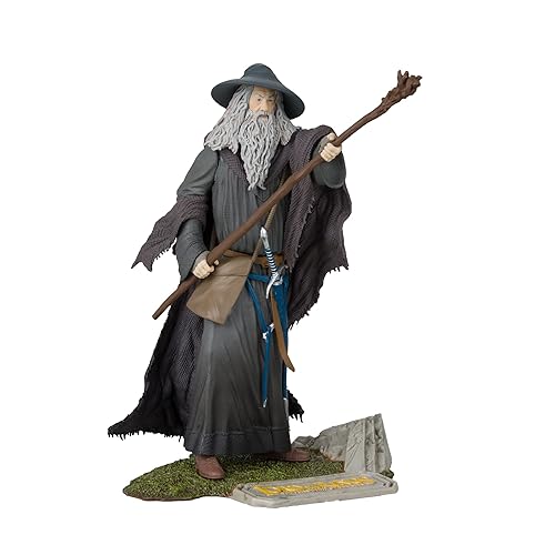 McFarlane Toys - WB 100: Gandalf The Grey (The Lord of The Rings) Movie Maniacs 6in Posed Figure