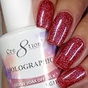 [HG11] Cre8tion - Holographic Collection Soak Off Gel [Easy Application] LED/UV Cured 15mL / 0.5 fl oz Beauty & Personal Care Cre8tion