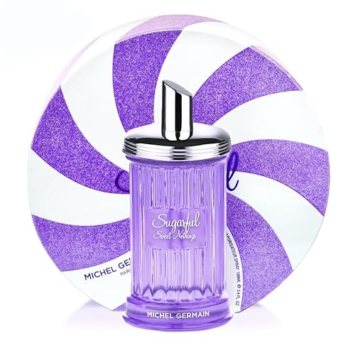 Michel Germain Sugarful Sweet Nothings Eau de Parfum, Notes of Green Apple, Pretty Lavender, Creamy Caramel, 3.4 Fl Oz