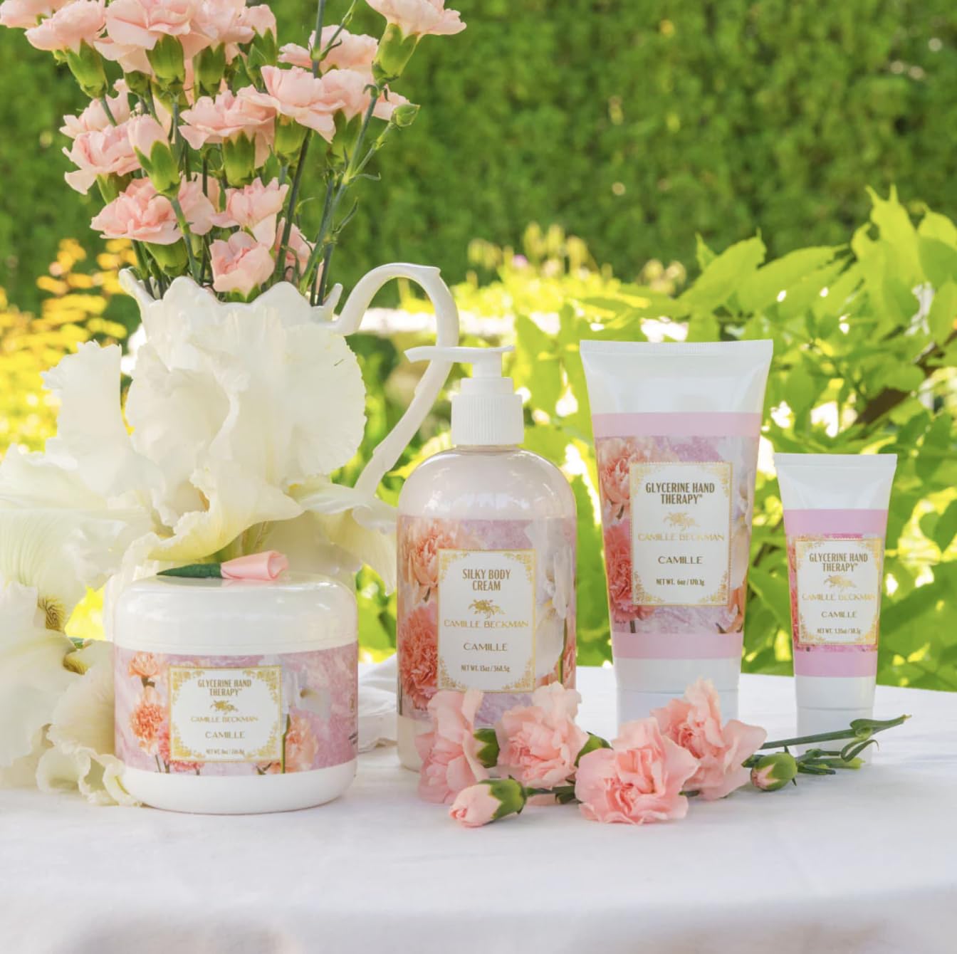 Camille Beckman Camille Scented Silky Body Cream, Daily Moisturizer for All Skin Types, Non-Greasy Vegan Formula to Nourish and Soften Hands and Body