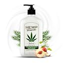 Hemp Heaven Hemp Lotion - Natural Hemp Seed Oil, Paraben-Free, 18 oz, Made in USA, Nourishing for Men & Women, EWG Verified, Anti-Aging (Peach
