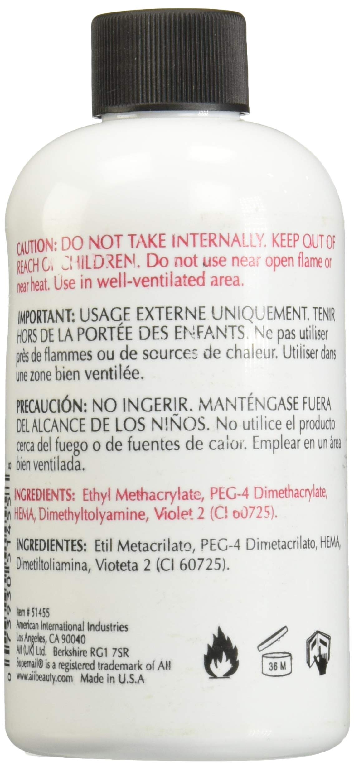 Supernail Nail Liquid, 8 Fluid Ounce Beauty & Personal Care SuperNail