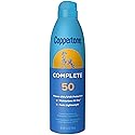 Coppertone Complete Sunscreen Spray, SPF 50 Sunscreen Spray, Body Sunscreen, 5.5 Oz