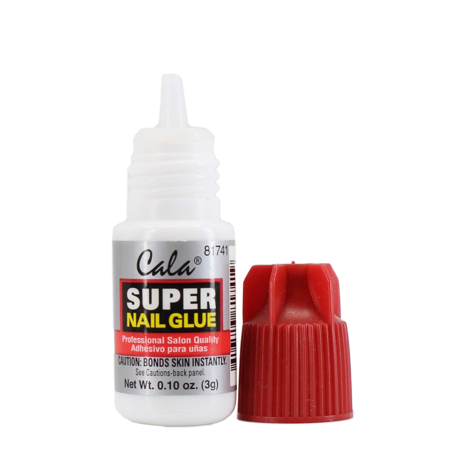 CALA Super Nail Glue - Professional Quick Dry Nail Glue Adhesive for False Nails, Tips & Art Accessories - Salon Quality Strong Hold for Natural Nail