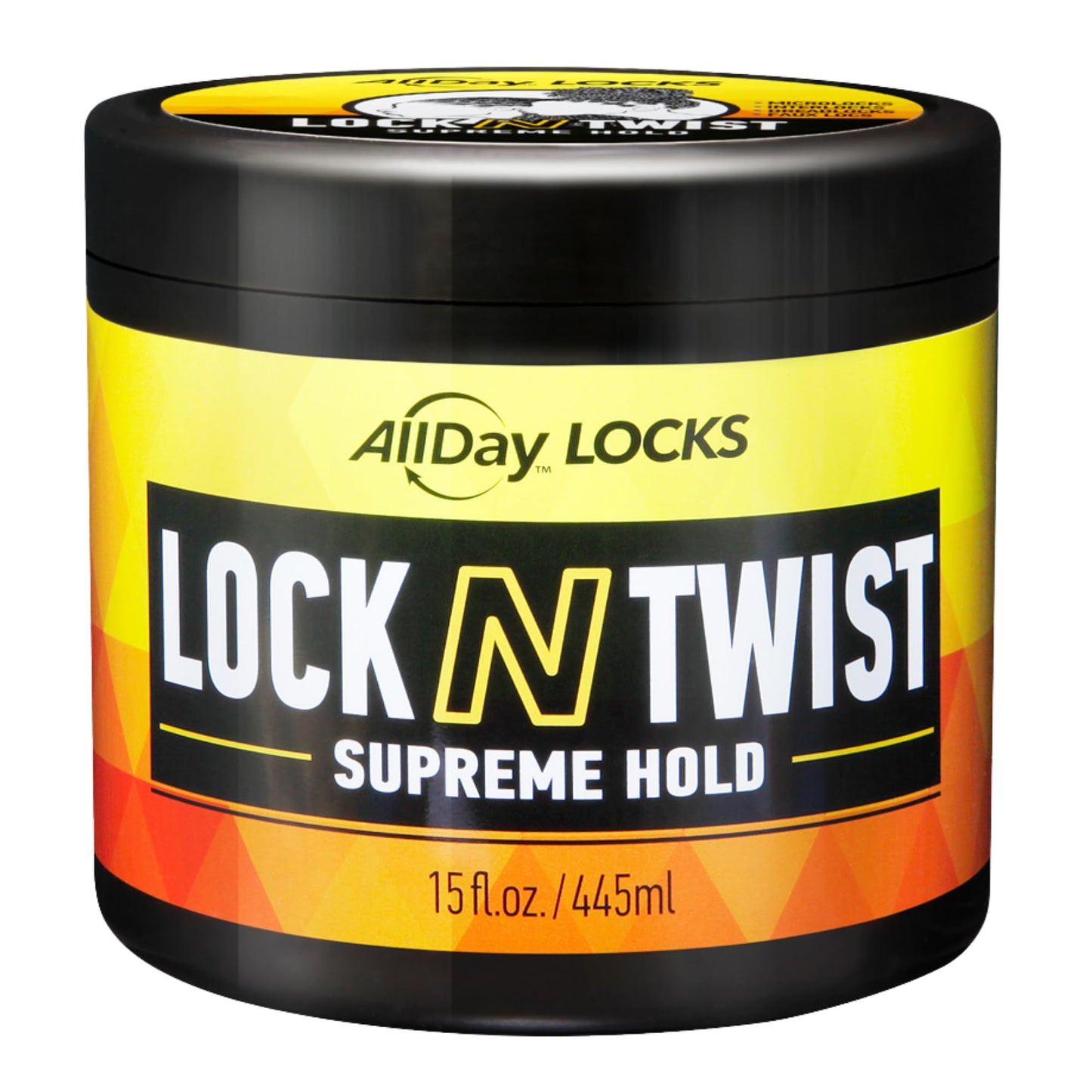 AllDay Locks Lock N Twist Supreme Hold - Extreme Styling Control for Locs, Microlocs, Twists, and Retwists, Provides Edge Control, Strong Hair Gel
