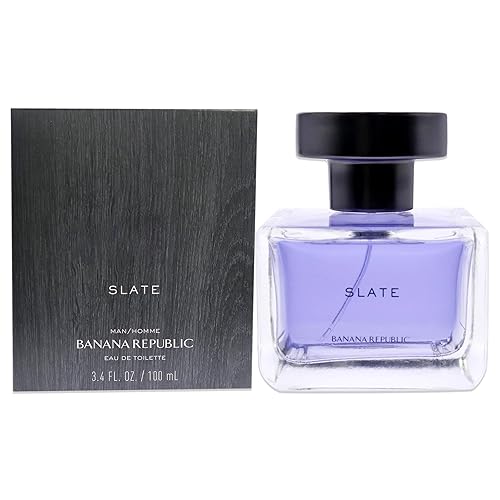 BANANA REPUBLIC Slate Men Eau De Toilette Spray, 3.4 Fl Oz, multi