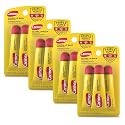 Carmex Classic Medicated Lip Balm Tubes, Lip Moisturizer for Chapped Lips, 12 Count (4 Packs of 3)