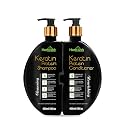 Herbishh Keratin Shampoo and Conditioner Set Anti Frizz (15 fl.oz Each) Sulfate and Paraben Free Shampoo and Conditioner Hydrating & Nourishing