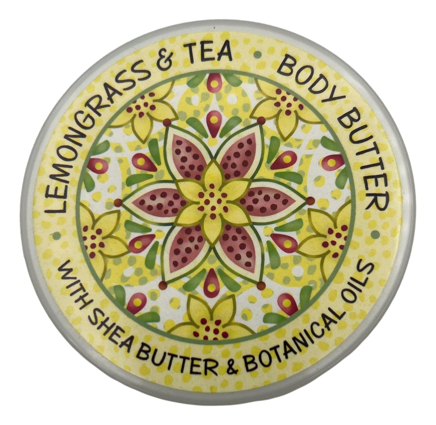 Greenwich Bay Trading Company, Lemongrass and Tea, Shea and Cocoa Butter Body Butter - From the Garden Collection - 8 Ounce Tub