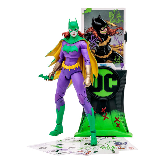 McFarlane DC Multiverse Action Figure Batgirl Jokerized (Three Jokers) (Gold Label) 18 cm