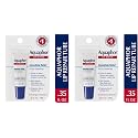 Aquaphor Lip Repair Ointment - Long-lasting Moisture to Soothe Dry Chapped Lips - .35 fl. oz. Tube (Pack of 2)