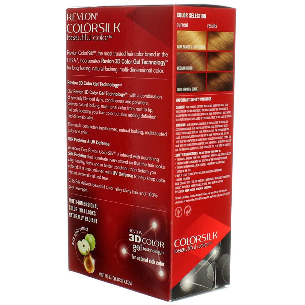 Revlon ColorSilk Hair Color 54 Light Golden Brown 1 Each (Pack of 2)