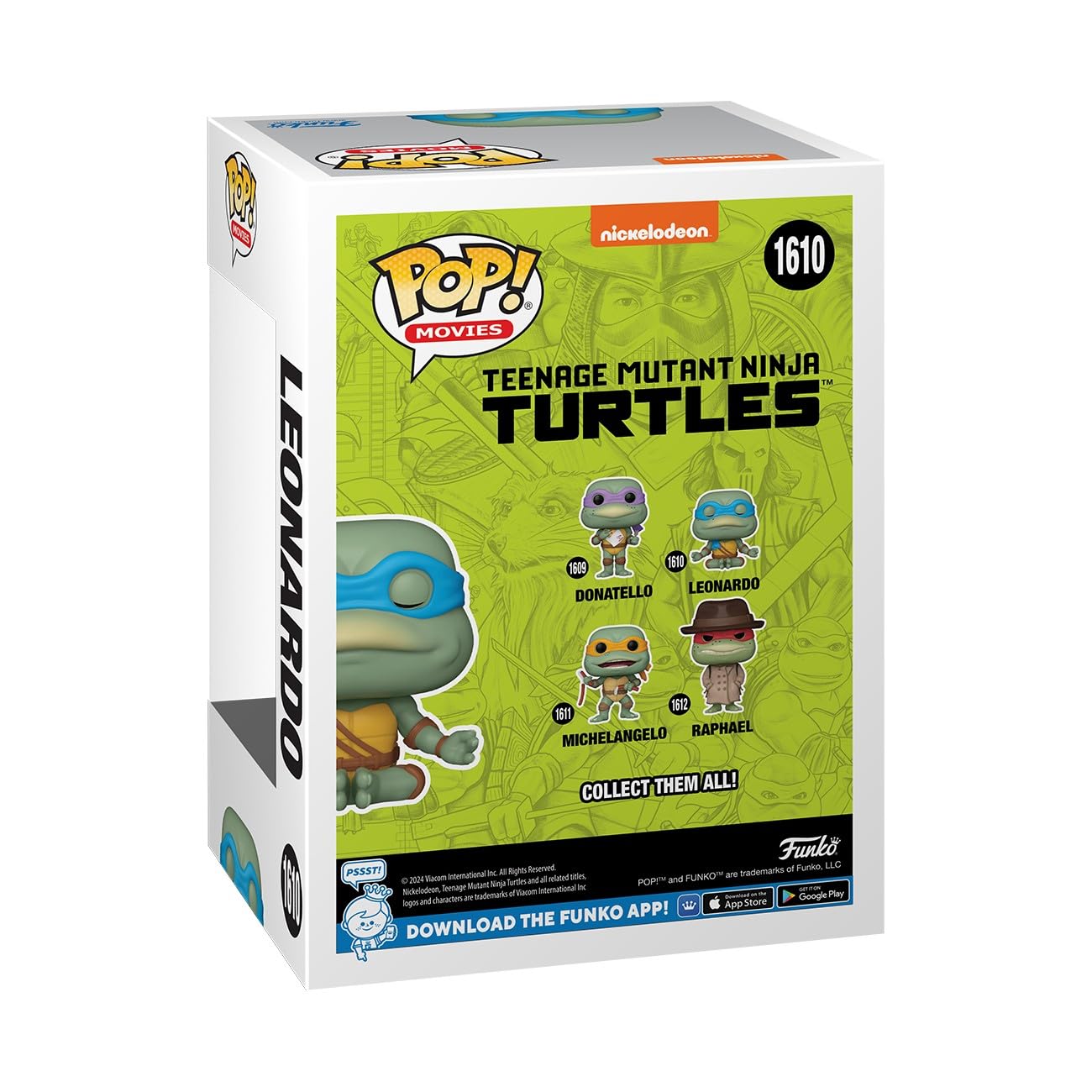 Funko POP! Movies: Teenage Mutant Ninja Turtles (TMNT) - Leonardo - (Meditating) - Collectable Vinyl Figure - Gift Idea - Official Merchandise…