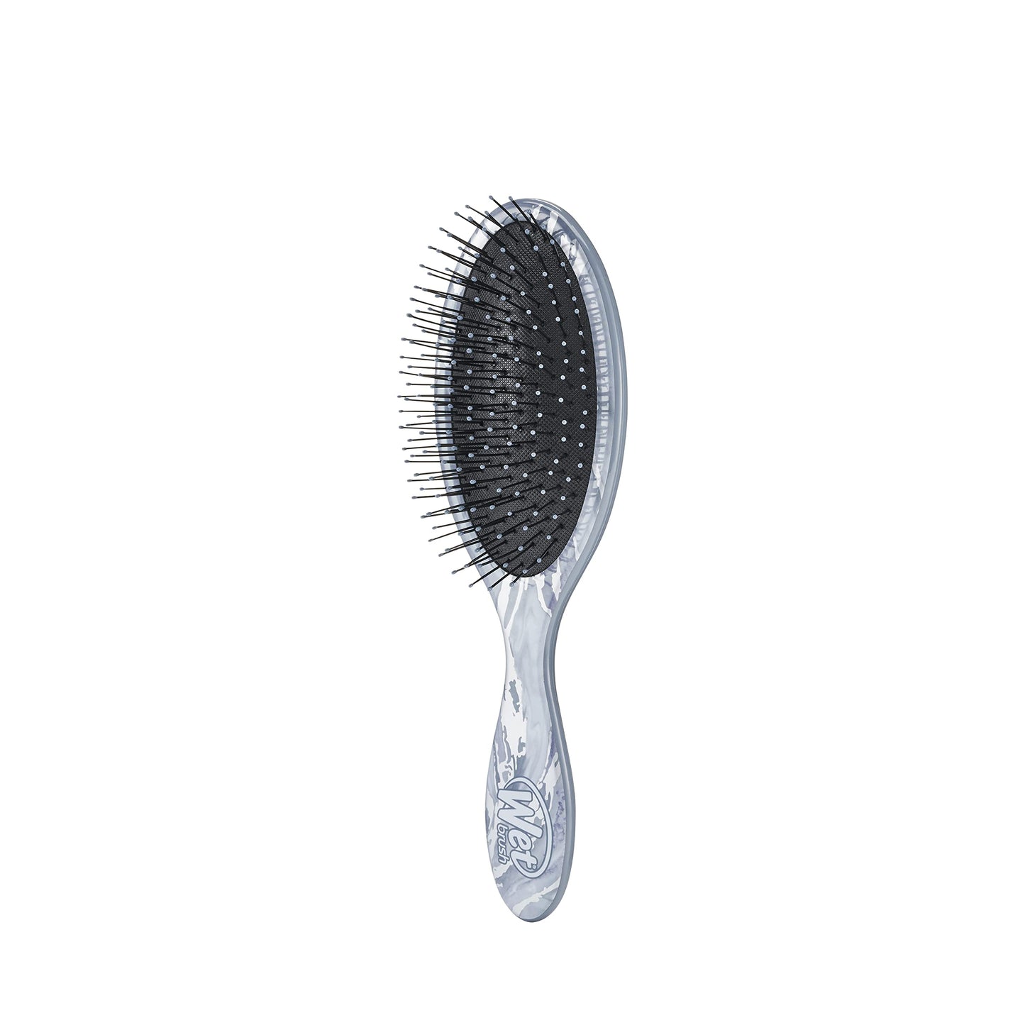 Wet Brush Original Detangler Brush - Metallic Marble, Silver - All Hair Types - Ultra-Soft IntelliFlex Bristles Glide Through Tangles with Ease