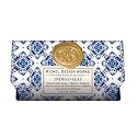 Michel Design Works Soap Bar, Indigo Seas Large, Beautiful Design, Triple-milled