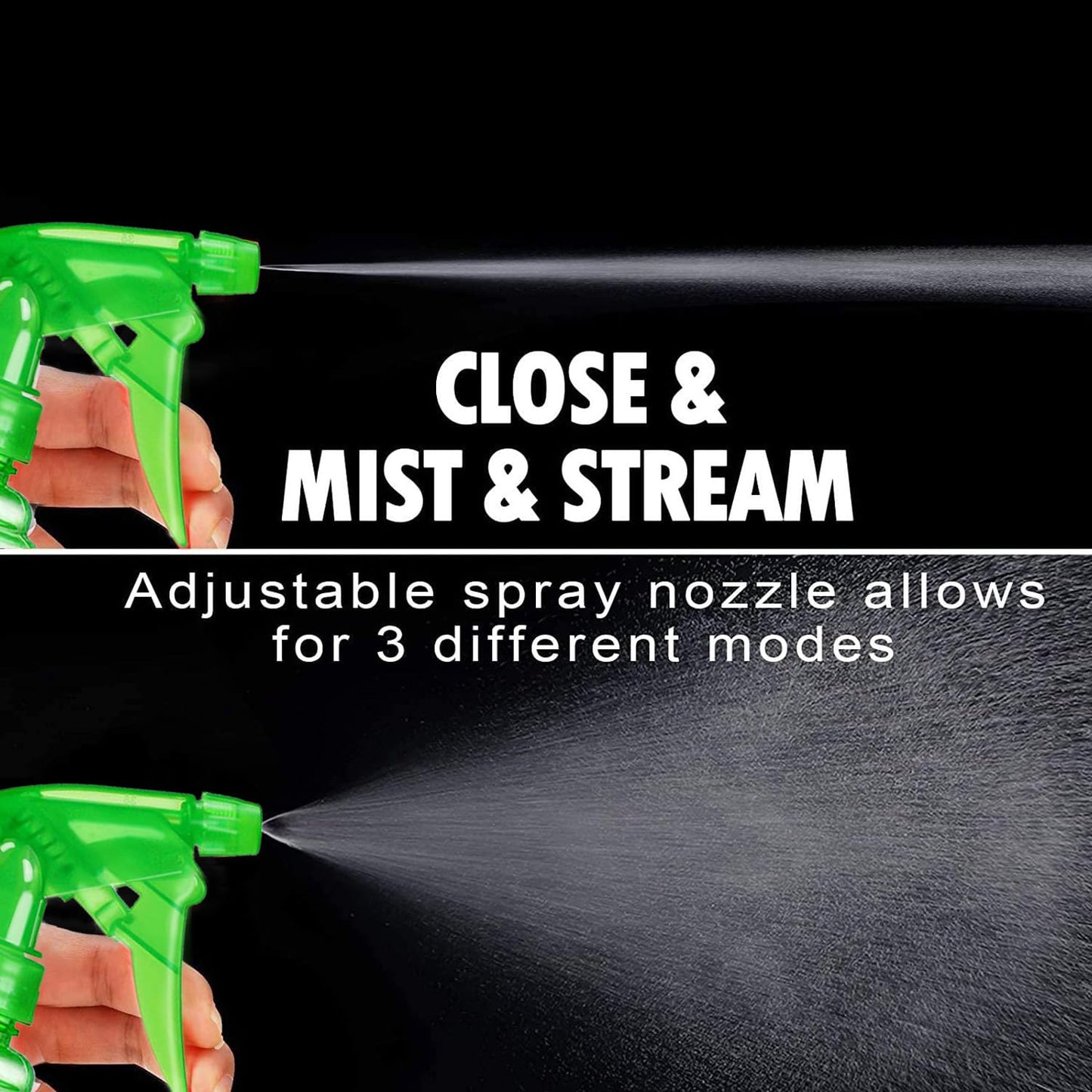 Spray Bottles - 3 Pack, 16 oz - Mist/Stream, Bright Colors, Sturdy, Leak Proof, BPA Free, For Cleaning, Plants, Pet, Vinegar, BBQ, Hair, Cooking Beauty and Personal Care FANSTINOW