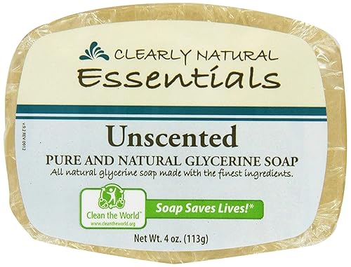Clearly Naturals Unscented Glycerin Soap (12x4 Oz)12