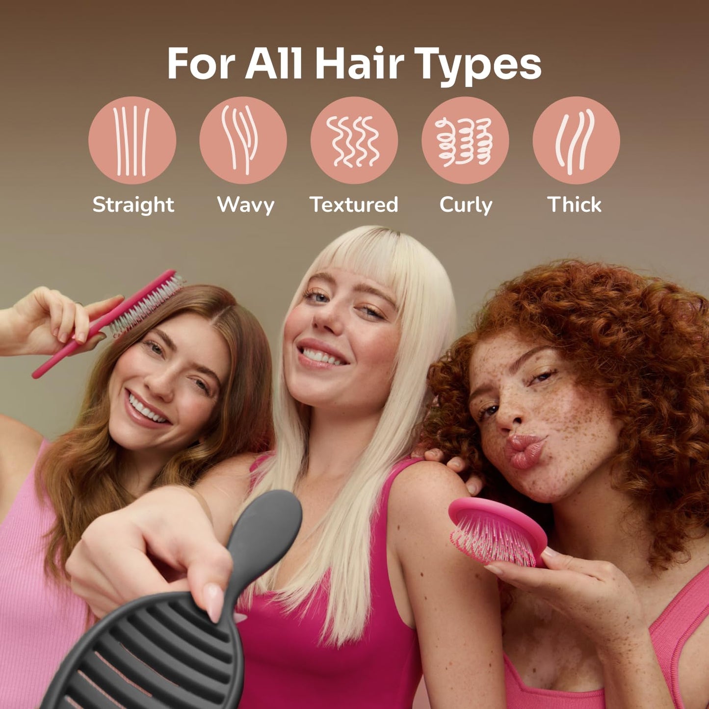 Wet Brush Ceramic Speed Dry Hair Brush, Purple - Vented Design & Soft HeatFlex Bristles for Blow-Dry Safe Styling - Ergonomic Handle for Pain-Free Beauty and Personal Care Wet Brush